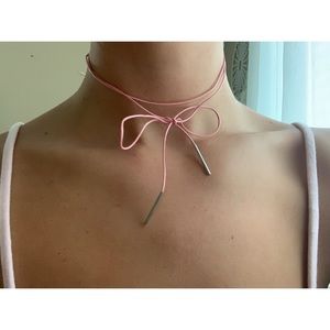 pink choker